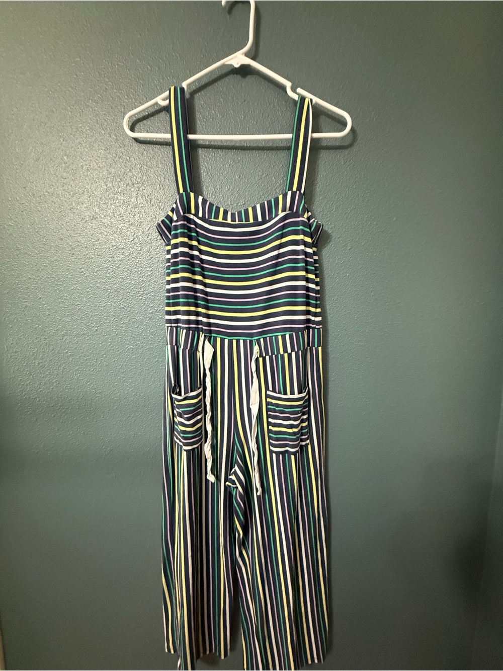 Copper Key Striped Jumpsuit